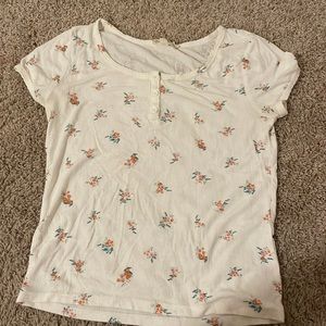 Pink republic size M cropped tee